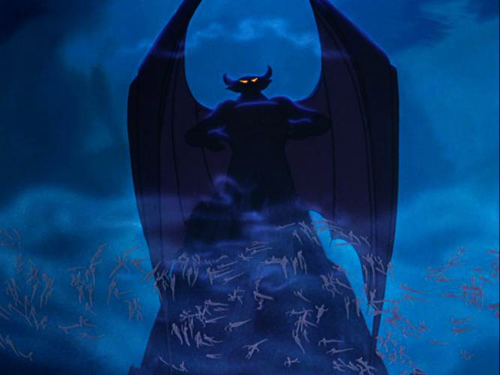 From the Night on Bald Mountain in Fantasia.